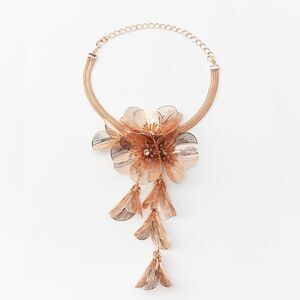 ZARA CASCADING FLOWER NECKLACE